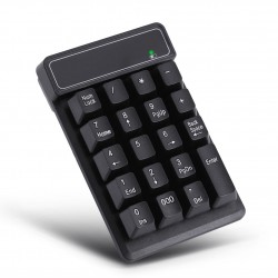 Mini Wireless 2.4G 19-keys Pad Numeric Number Keypad Keyboard for Mac PC Laptop