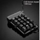 Mini Wireless 2.4G 19-keys Pad Numeric Number Keypad Keyboard for Mac PC Laptop