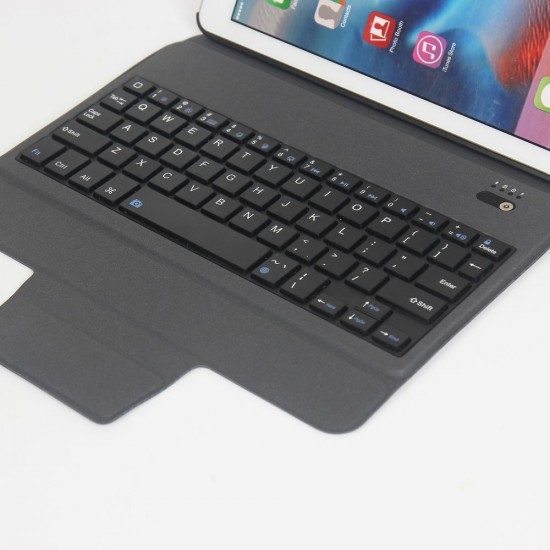 Slim iPad 2 / 3 / 4  Bluetooth Wireless Leather Keyboard with case cover Black