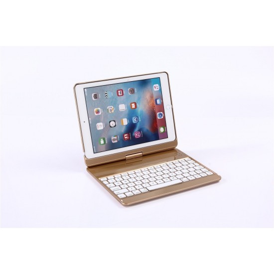 iPad Air 1/2/Pro 9.7/2017 iPad 360 Rotating Backlit Bluetooth Keyboard