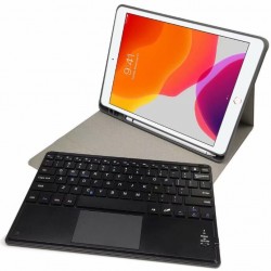 New 2017 2018 iPad Air 1&2 Pro 9.7" PU Cover with Removable Bluetooth Keyboard