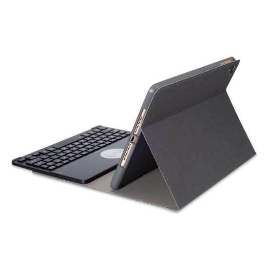 New 2019 iPad 10.2 inch 7th Bluetooth Keyboard Case with Qi Wireless charging