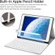 iPad 10.2 inch 2019 /iPad Air 3/Pro 10.5  wireless bluetooth removeable keyboard with case Pencil slot