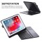 iPad 7th / 10.2 Air 3 2019/ Pro 10.5 2017 360 degree Rotating Led Backlit Bluetooth Touchpad Keyboard