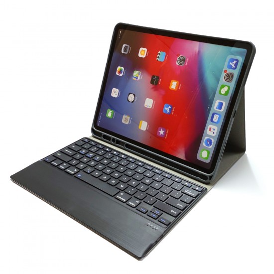 iPad Pro 12.9 inch 2015 / 2017 year Removable Bluetooth keyboard with Cover