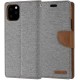 iPhone 11 Pro MERCURY Goospery Canvas Flip wallt Case Grey 5.8 inches