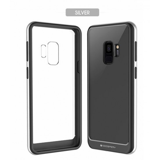 Mercury GOOSPERY Samsung Galaxy A8 2018 Bumper X Clear Hard PC Cover Case