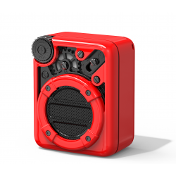 Divoom Light Bluetooth Wireless Speaker With FM Radio Support TF Card-Red