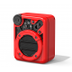 Divoom Light Bluetooth Wireless Speaker With FM Radio Support TF Card-Red