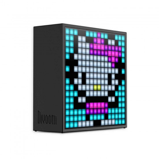 Divoom Timebox Evo Portable Bluetooth Pixel Art Speaker With LED Panel -Black