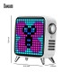 Pixel Tivoo-Max Wireless Bluetooth Speaker Box Audio Art Led Stereo Alarm Clock-White