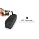 Voombox Outdoor Water Resistant Wireless Bluetooth Speaker with Mic NFC-Black