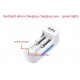 USB Smart Charger For Rechargeable Batteries Li-ion 10440 14500 16340 18650