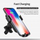 Fast car Charging Qi wireless charger phone holder Mount Air outlet