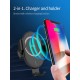 Fast car Charging Qi wireless charger phone holder Mount Air outlet