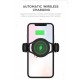 Wireless Fast Charger Charging Air Vent Adjustable Phone Navigation Car Holder