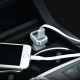 Digital Display Dual USB Ports Car Charger Voltage Current Car Charger for Phone