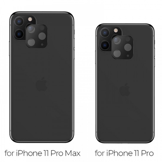 iPhone 11 Pro/11 Pro Max camera lens Tempered Glass protector -Black