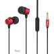 Wired earphones universal 3.5mm with mic 1.2m-Red