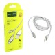 Micro USB charging data cable 1.2m  2.4A White