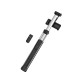 Magnificent wireless monopod remote control Selfie stick Max to 1.6M Black