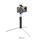 Magnificent wireless monopod remote control Selfie stick Max to 1.6M Black