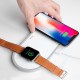 2-in-1 10W Qi wireless charger Charging Pad for iPhone iWatch  Samsung phones