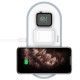 3-in-1 Qi wireless charger for iphones iWatch airpods circuit protection