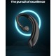 HI-FI bluetooth 5.0 Wireless Single Earhook Handsfree HD Calls Earphones w/ Mic