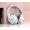 BT 5.0 Over Ear 1000mAh 42Hrs Play Touch Bass Stereo Wireless Headphone with Mic White