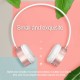 Light Weight Wireless Bluetooth 4.2 Stereo Headphone Headset with Mic