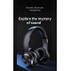 Wireless Headphones Bluetooth 5.0 Headset 40H Play time Touch Control Stereo with Mic Support TF for phone PC-Black