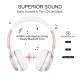 Wireless Bluetooth Headphones HiFi Stereo Headset with Mic Light weight Foldable