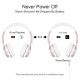 Wireless Bluetooth Headphones HiFi Stereo Headset with Mic Light weight Foldable