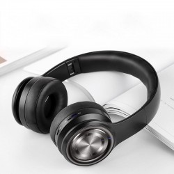 Bluetooth V4.1 Folding Headset Headphones Deep Bass Headset With MIC Black