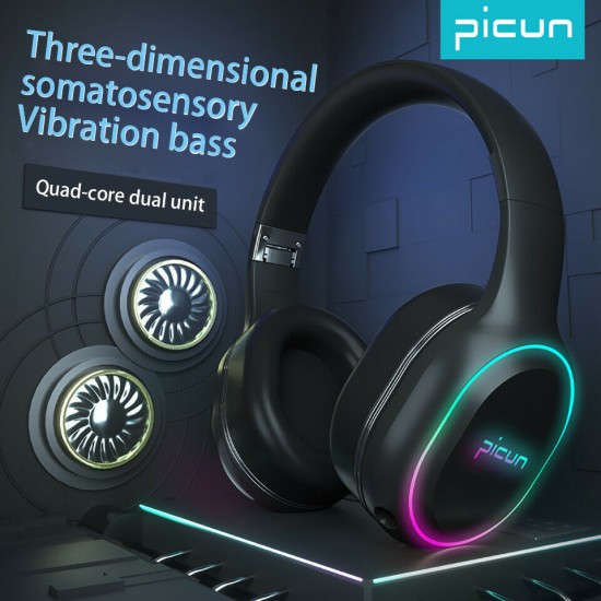 Over-ear Bluetooth Stereo Gaming Wireless Foldable Headphone Headsets With Mic