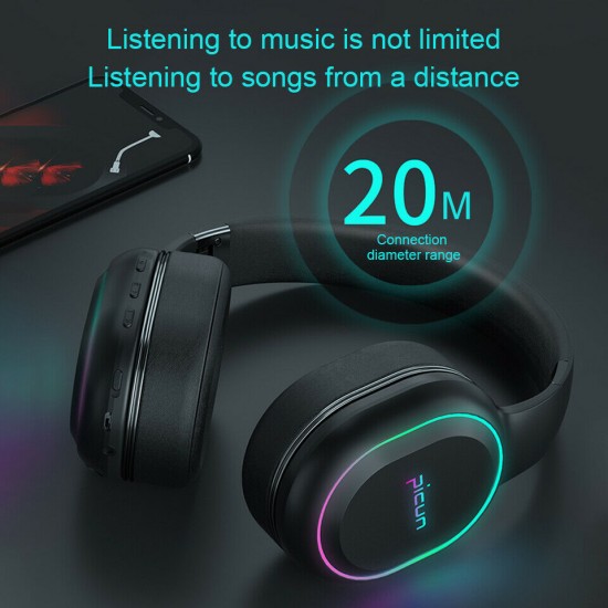 Over-ear Bluetooth Stereo Gaming Wireless Foldable Headphone Headsets With Mic