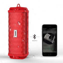 Party Outdoor Wireless Bluetooth Speaker IPX7 Level Waterproof 4000mAh-Red