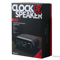 Wireless Bluetooth Speakers Dual Alarm Clock Support Playback FM/TF Card Aux USB