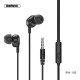 New Music Earphone With Mic In-ear 3.5mm Jack Wire Headset For Mobile Phone