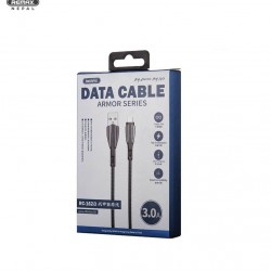 Remax Armors Series Type C Data charging cable 3.0A 1M -Black