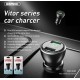 REMAX Dual USB Car Charger 3.4A Fast Charging LED Display-Black