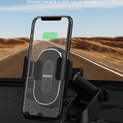 REMAX 10W Qi wireless fast charging gravity lock ventilation car phone holder