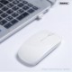 Ultra-Thin 2.4g Wireless mouse for Laptop Mac Desktop White