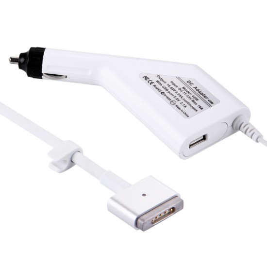 Apple Macbook Air 11 inch 13 inch A1465 A1466  Magsafe2 45W Car Charger & USB